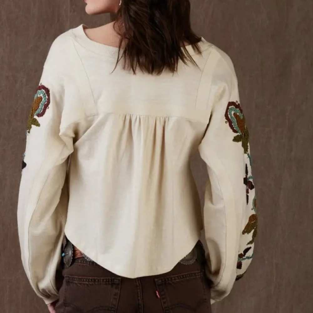Double D Ranch heavily embroidered beaded Rimfire Top NWT - Picture 11 of 16